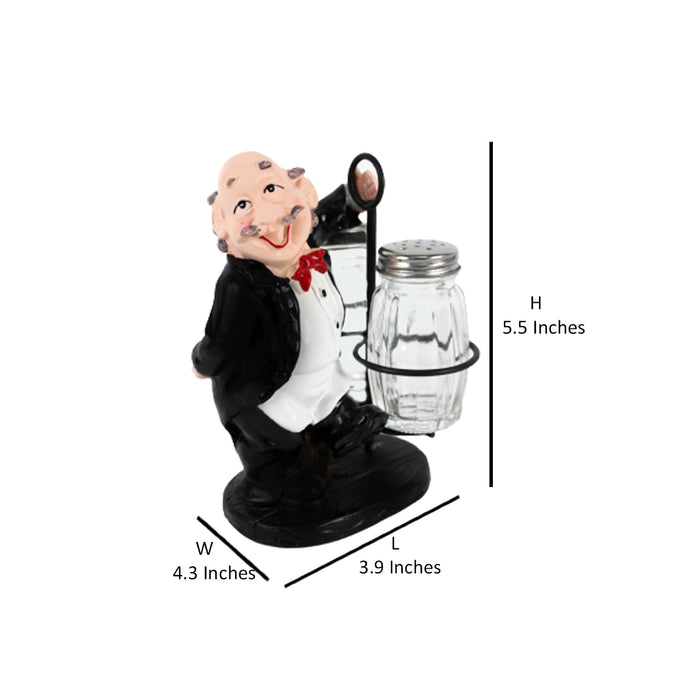 Wonderland Waiter with salt and pepper container