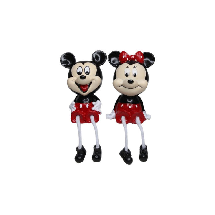 Wonderland Cute Dolls with Bow Hanging Legs Showpiece Dolls Pair for Home Decor Gift Item