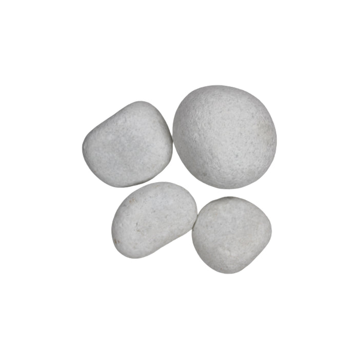 Wonderland Super white Big |Decorative Pebbles|Garden Pebbles|Colored Pebbles|Smooth pebbles|River Pebbles ( 1 kg pack )