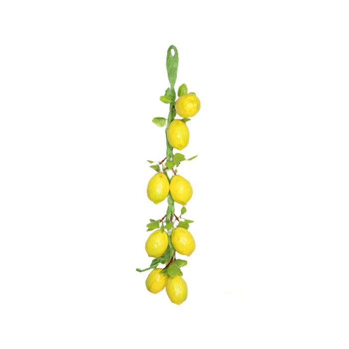 Wonderland Artificial Real Looking Lemon String (Set of 2) | Natural Real-looking artificial fruits and vegetables