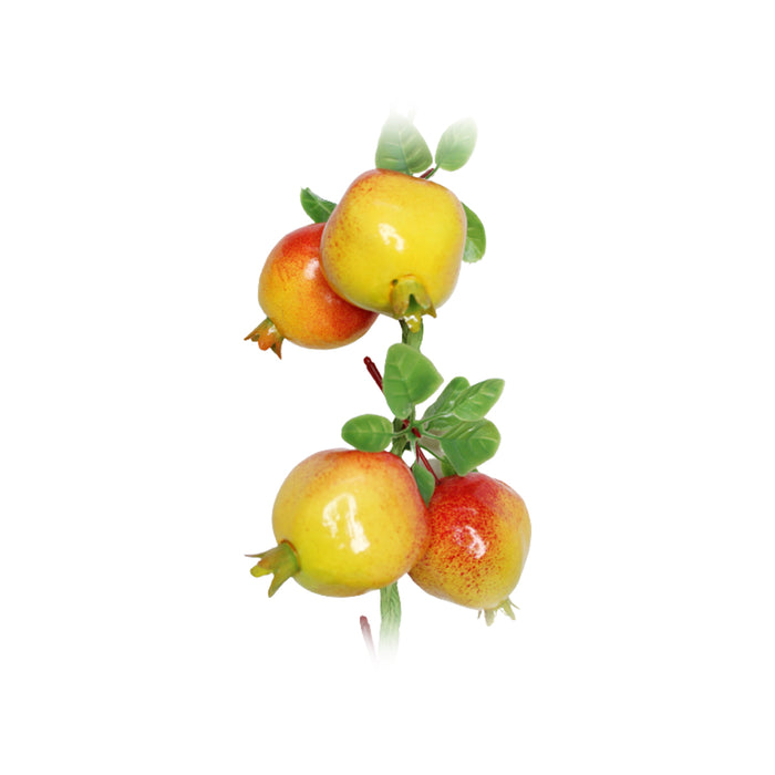 Wonderland Artificial Real Looking Pomegranate String (Set of 2) | Natural Real-looking artificial fruits and vegetables