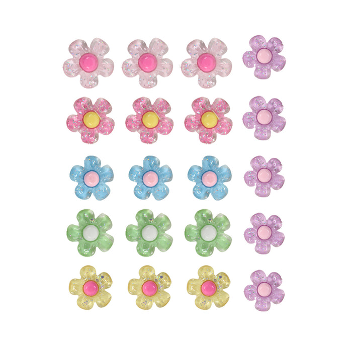 Wonderland Flower Combo (Set of 20)| Easy-to-apply DIY 3D Stickers
