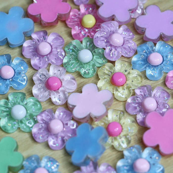 Wonderland Flower Combo (Set of 20)| Easy-to-apply DIY 3D Stickers