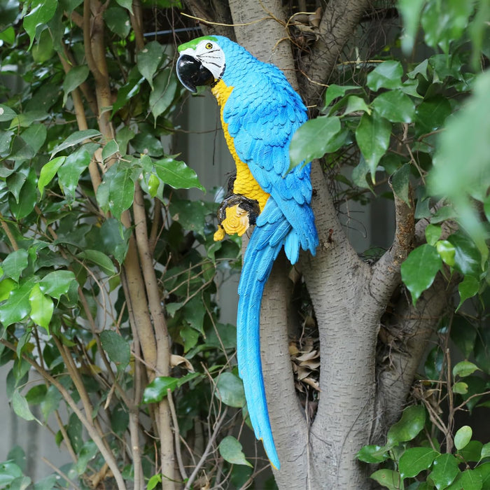 Wonderland Big Parrot Blue to be put on wall, home decor, garden decor, home decoration, parrots, bird decor, balcony decoration, gift