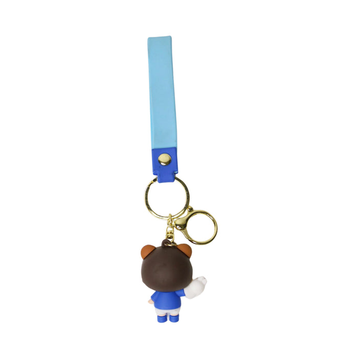 Wonderland Together 1 Keychain in yellow 2-in-1 Cartoon Style Keychain and Bag Charms Fun and Functional Accessories for Bags and Keys