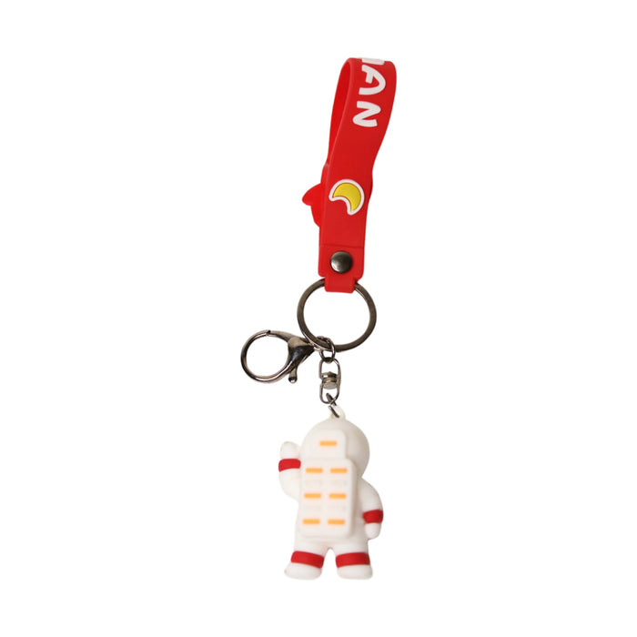 Wonderland Space Keychain in red 2-in-1 Cartoon Style Keychain and Bag Charms Fun and Functional Accessories for Bags and Keys