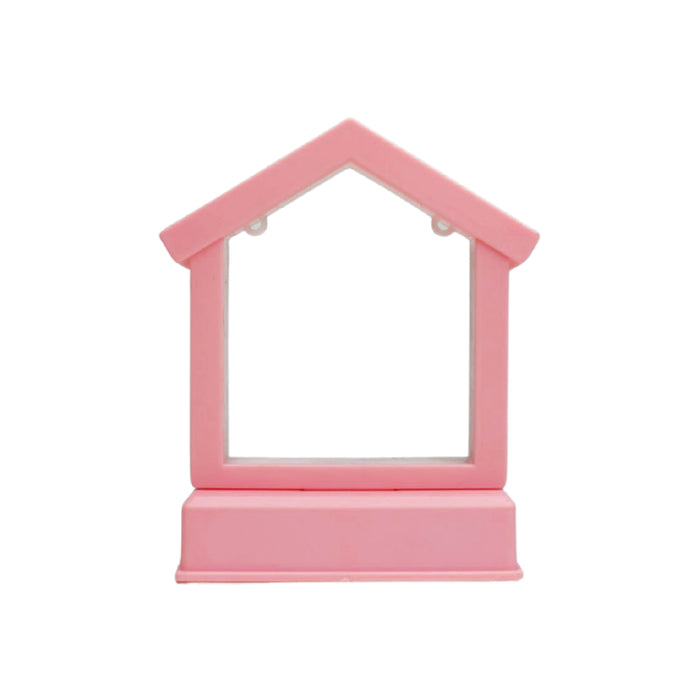 Wonderland Hut Shape Lovebirds Shine: light Couple's 3D table top gift items