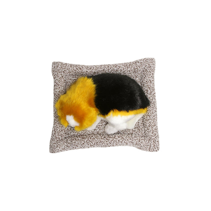 Wonderland Cozy Car Décor: Sleeping Dog on Pad Furnishing Craft| Artificial sleeping dog décor