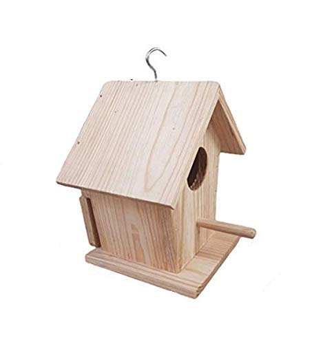 Pine Wood Bird House (Hanging and wall)