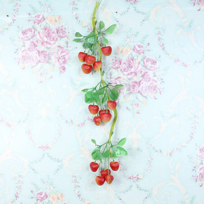 Artificial Strawberry Fruit String