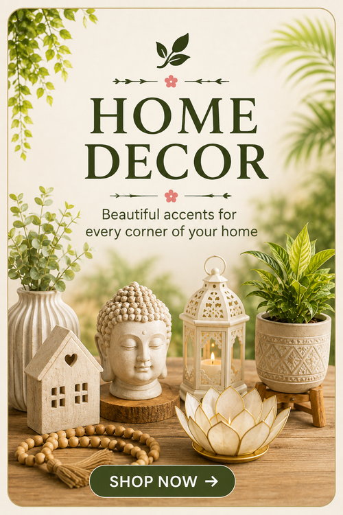 Home decor category: bring wonder indoors