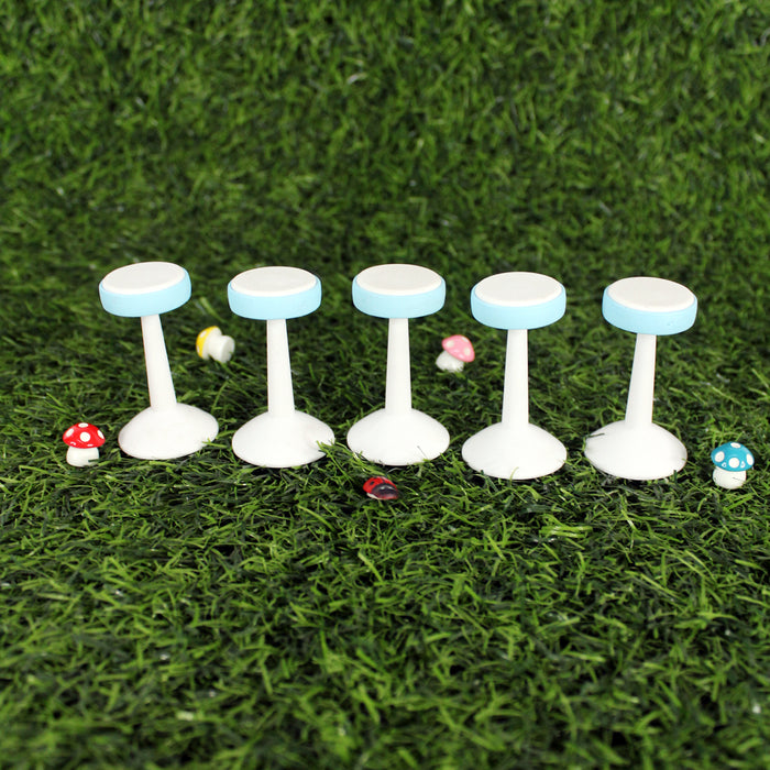 ( Pack of 5) Mini Bar Stool Miniature Toys