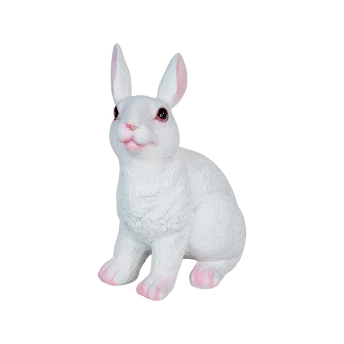 Imported Rabbit Statue for Garden Decoration (White)