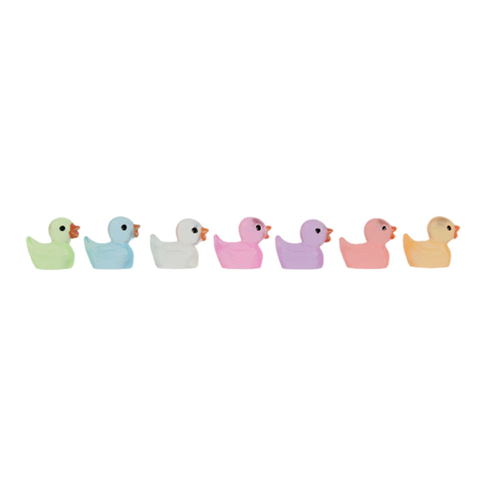Miniature toys Glowing Mini Duck ( Set of 10)