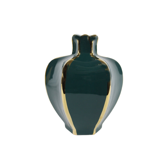 Ceramic Vase Elegant Pumpkin Shape Vase Perfect for Tabletop, Study Table and Dining Table |