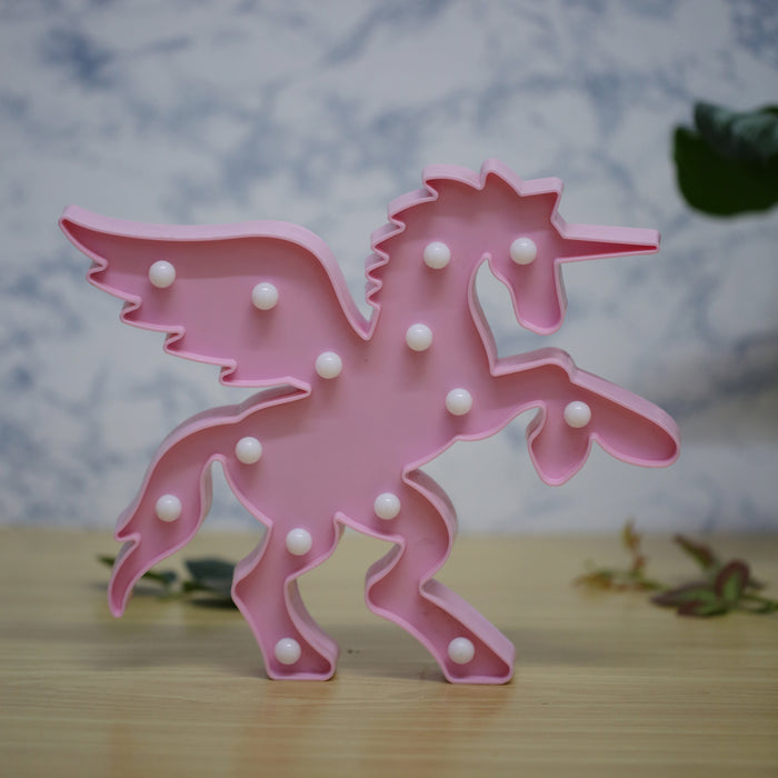 Unicorn LED wall light-Pink for kids room night light (Hole at the back)