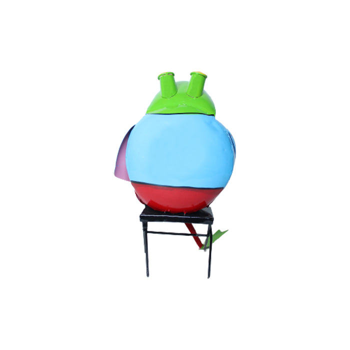 Frog on Chair for Home, Balcony and Garden Decoration (Blue)