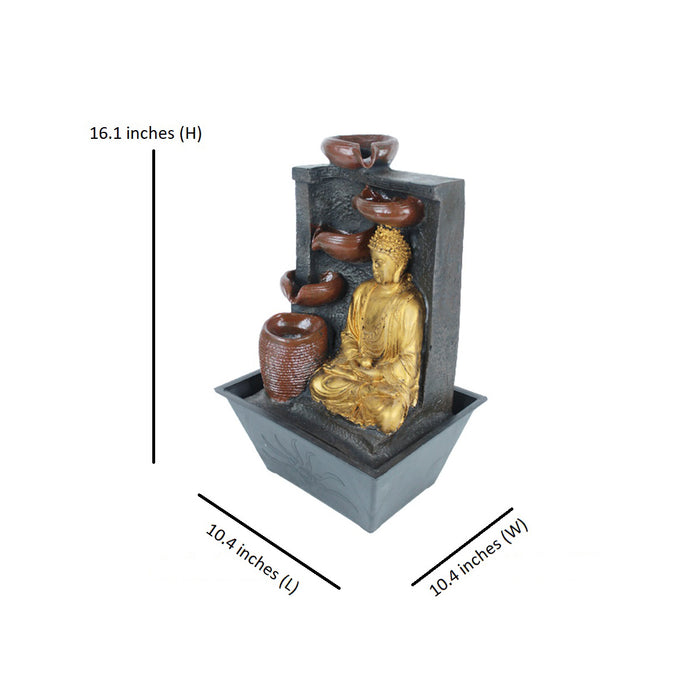 Table Top Buddha Fountain for Home Decoration