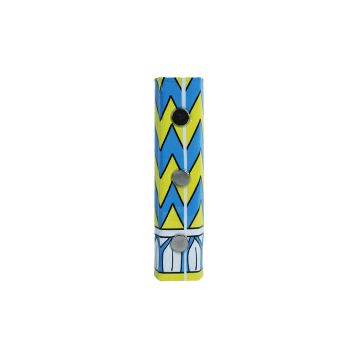 (Single piece) Metal Fridge Magnet (Yellow & Blue)