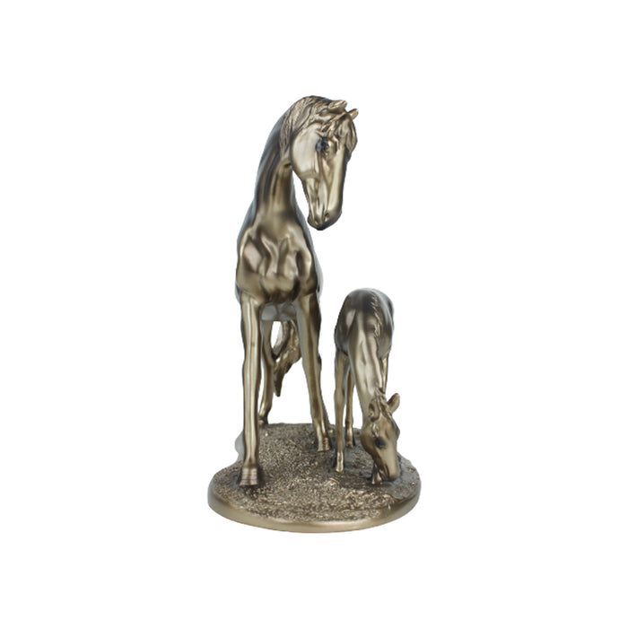 Horse with foal statue for showpiece for living room, drawing room, home decoration