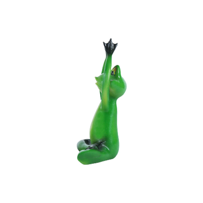 5.8 Inches Yoga Frog for Home and Garden Decoration