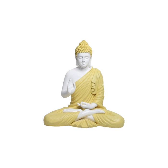 14 inches Ashirvad Avastha buddha resin statue, showpiece, gift