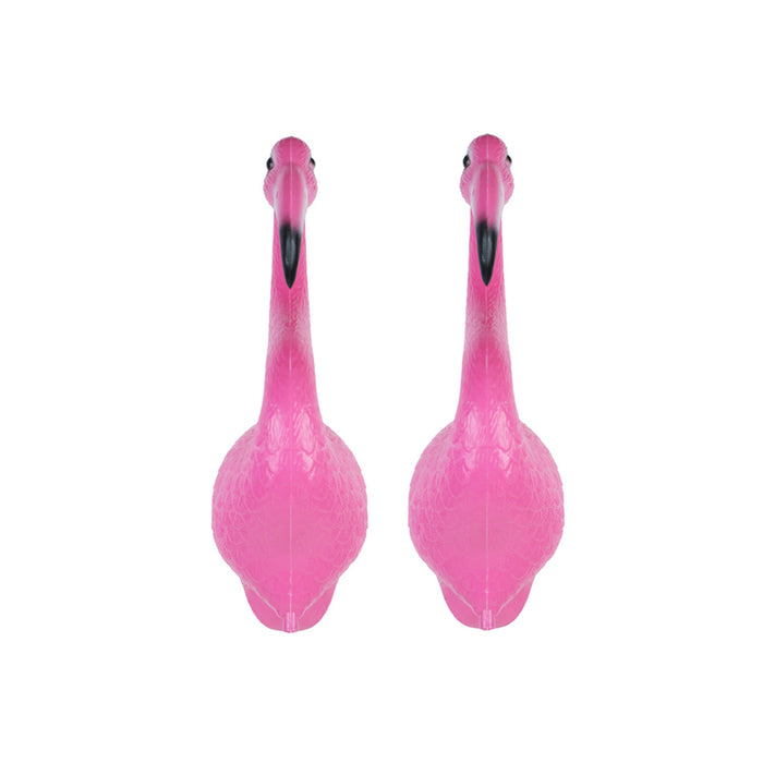 (Set of 2) Plastic Flamingo Stake/Stick for Garden Decoration