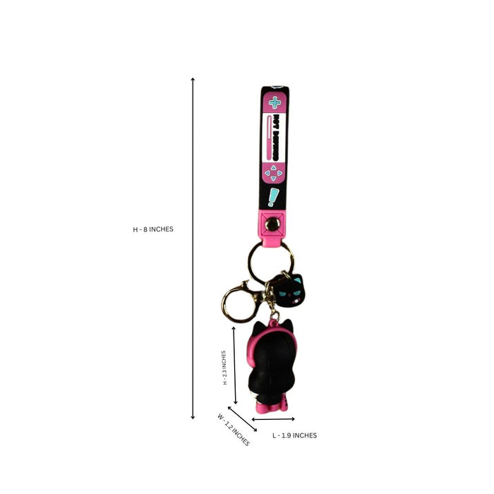 Wonderland Kawaii style ( set of 2) Cartoon Couple Keychains Keyrings for Bags & Keys
