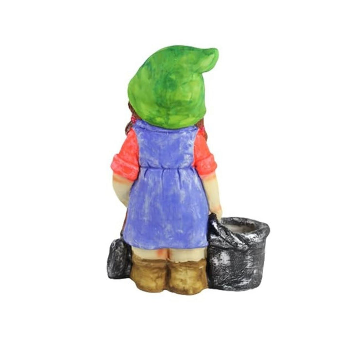 Wonderland Resin Girl with Bucket & Spade Planter|Container for Garden Decor |Garden pots and planters|Balcony Decoration|