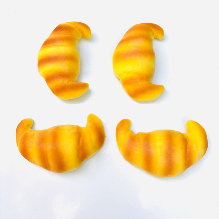 Wonderland set of 4 Artificial Crossiant| Ultimate Bakery &  Faux Food Prop Collection (4-Piece Set)