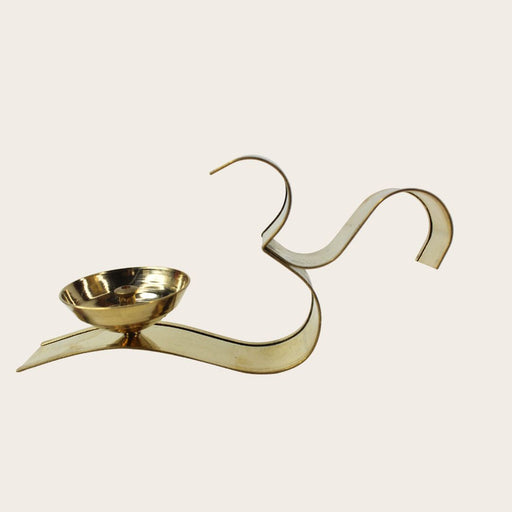 Brass Om Diya Stand