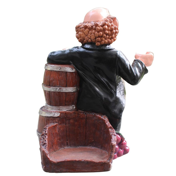 Wonderland Cheerful Chef/Waiter Theme Decorative Showpiece with Storage/Holder