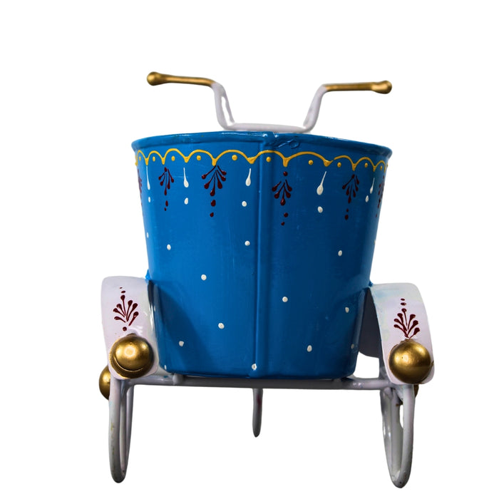 Wonderland Bicycle Pot Stand With Buckets - Flower Display Stand for Patio Deck Garden Lawn - Outdoor Flower Pots Stand Plant Accessories