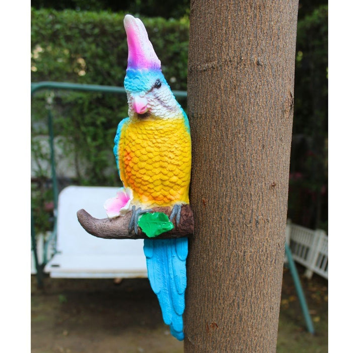 Wonderland Colorful Parrot  Decoration for Garden or Yard | Figurine statue for Lawn Décor Accessories