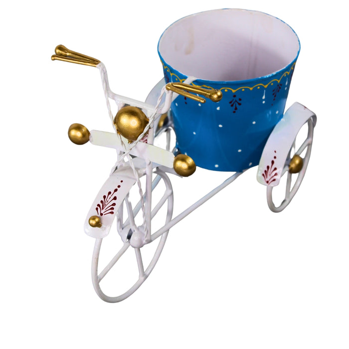 Wonderland Bicycle Pot Stand With Buckets - Flower Display Stand for Patio Deck Garden Lawn - Outdoor Flower Pots Stand Plant Accessories