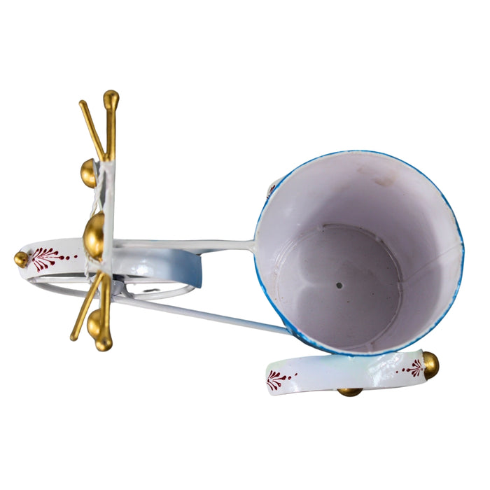 Wonderland Bicycle Pot Stand With Buckets - Flower Display Stand for Patio Deck Garden Lawn - Outdoor Flower Pots Stand Plant Accessories