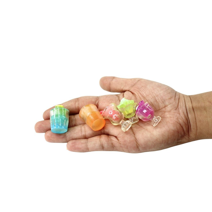 Wonderland Miniature Fruit Juice Set| Decorative Artificial Resin Food drink for Dollhouse| mini fake toy food drink miniature set