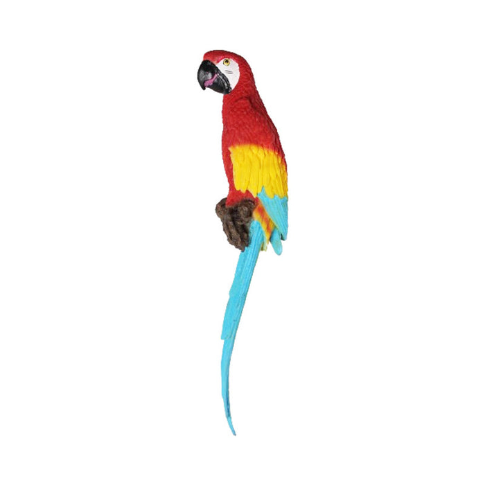 Wonderland Red Parrot - Big Size to be put on wall, home decor, garden decor, home decoration, parrots, bird decor, balcony decoration, gift