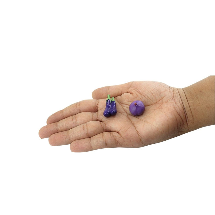 Wonderland Vegetable Miniature Set| mini food vegetable resin figurine | fake food toy miniatures | Doll House accessories