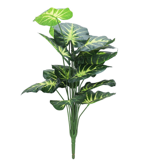 Realistic artificial Pothos stem with light green variegated leaves and visible vines for Home & Garden | Office, Wedding, Bakery , Restaurants 