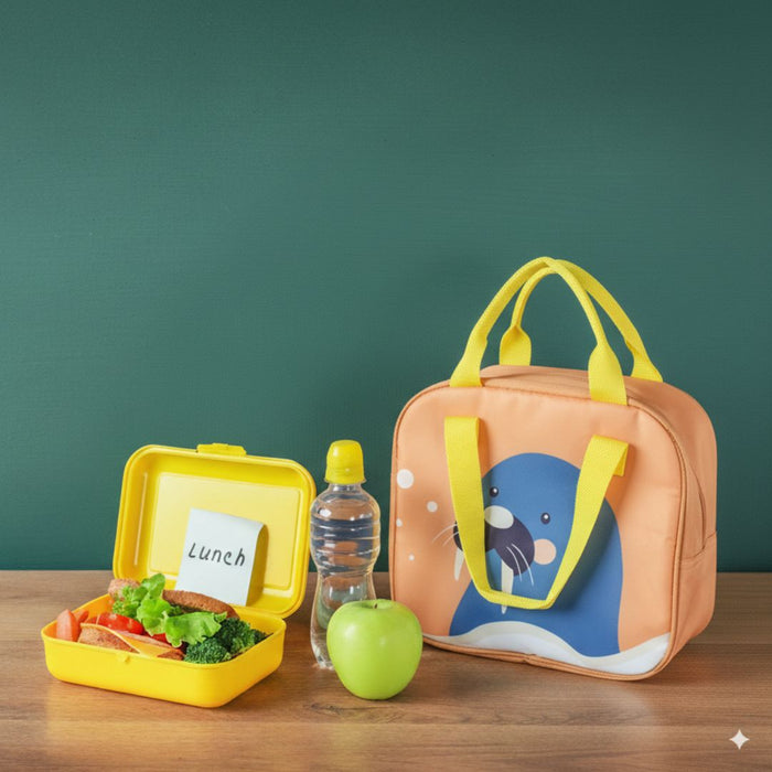 Wonderland Marine Animal design Kids  Lunch Bag|Insulated Bag| Food Carrier| Meal Prep Bag| Cooler Bag.