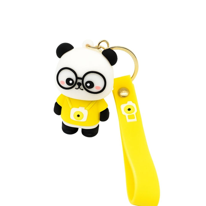 Wonderland Kawaii style ( set of 2) Happy Panda Keychain Set of 2