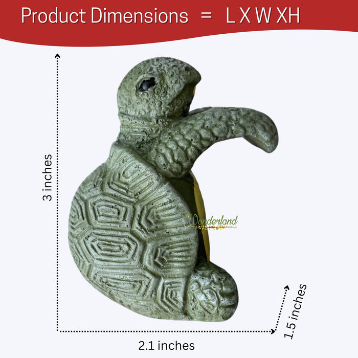 Wonderland Decorative Turtle Pot Hugger – Weather-Resistant Resin Planter Hanger for Indoor & Outdoor Garden Décor