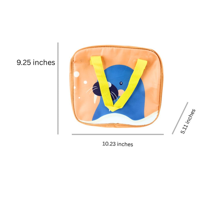 Wonderland Marine Animal design Kids  Lunch Bag|Insulated Bag| Food Carrier| Meal Prep Bag| Cooler Bag.