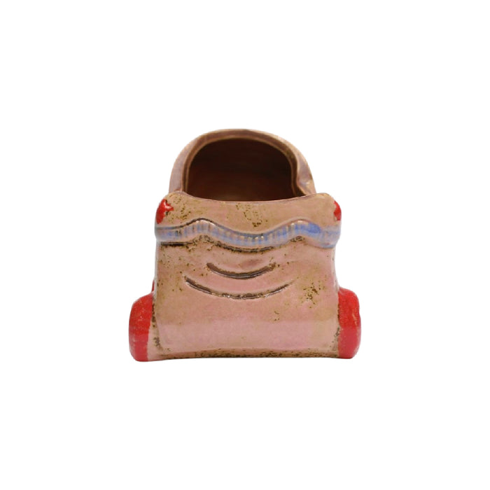 Wonderland imported ceramic pram shape planter | Style 3| can grow plants directly