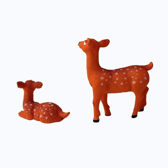 Wonderland set of 2  Fawn & Doe Figurine Set| Resin statue
