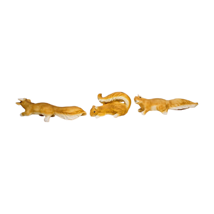 Wonderland set of 3 wall squirrel