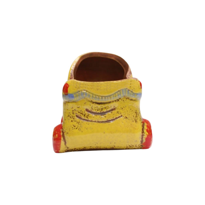 Wonderland imported ceramic pram shape planter | Style 2| can grow plants directly