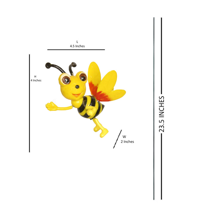 Wonderland ( set of 4) honey bee garden sticks