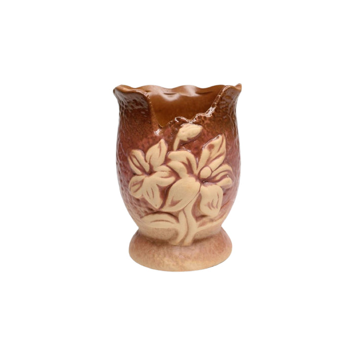 Wonderland imported ceramic pots fo home and garden décor in reddish brown